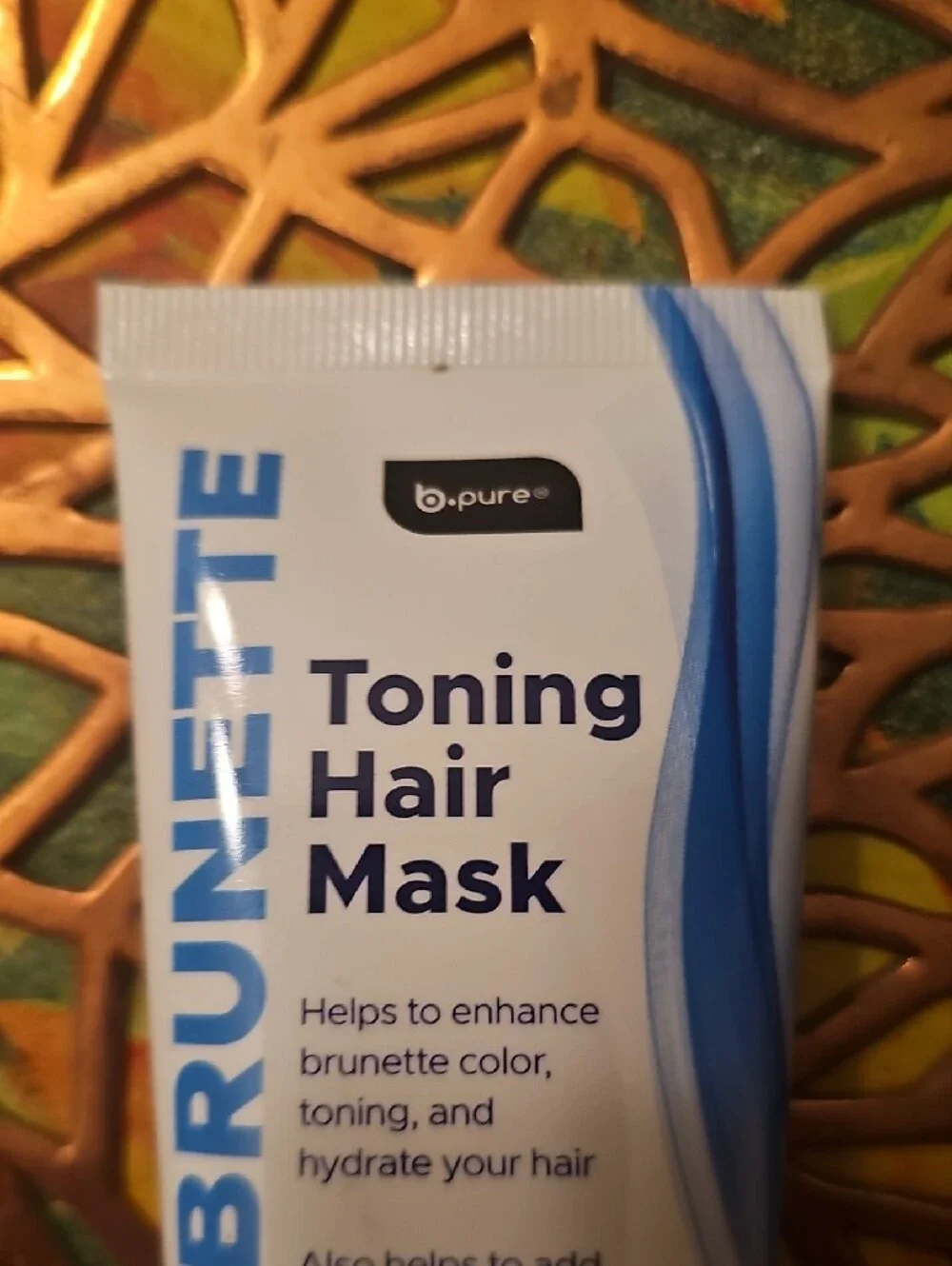 Toning Hair Mask – Blue/White